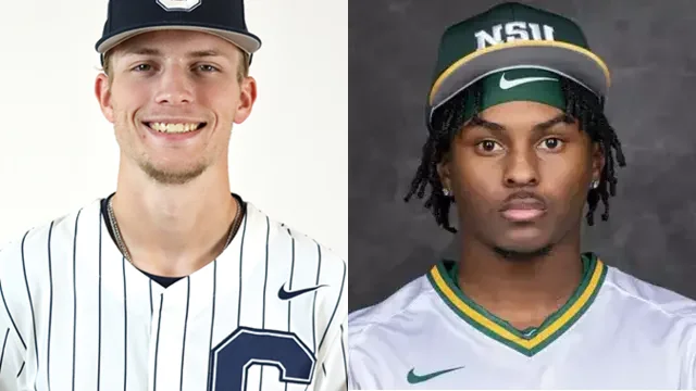 Which former South Guilford News area high school standouts will be in action on Saturday, April 12?