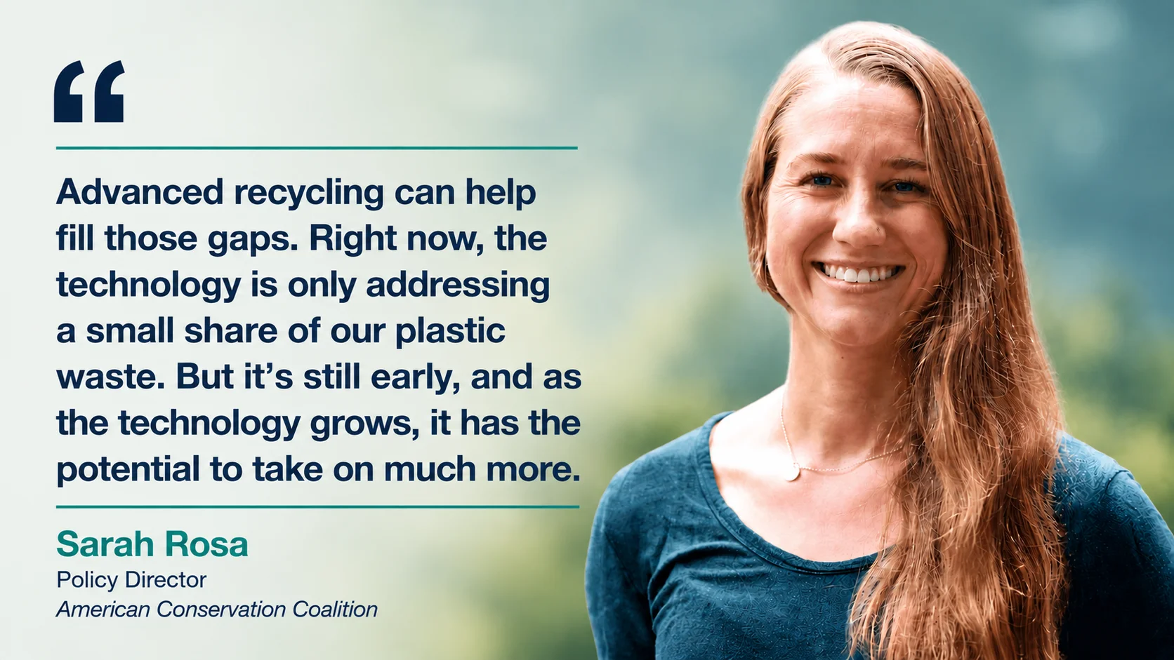 Conservation policy analyst: Advanced recycling should be part of broader solution to plastic waste; industry analysis shows impact on Ohio jobs