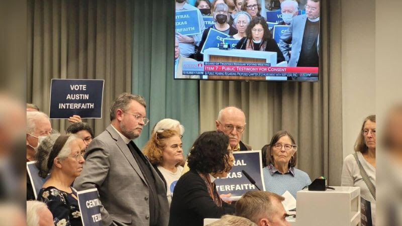 Central Texas Interfaith commends Austin school board for rejecting corporate tax breaks in ‘failed program that cost taxpayers over a billion dollars a year’