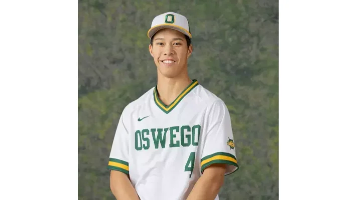 Former Skaneateles Senior High School standout Emil Sander played on Friday, May 16 in hopes of reaching the NCAA Division III Baseball Championship