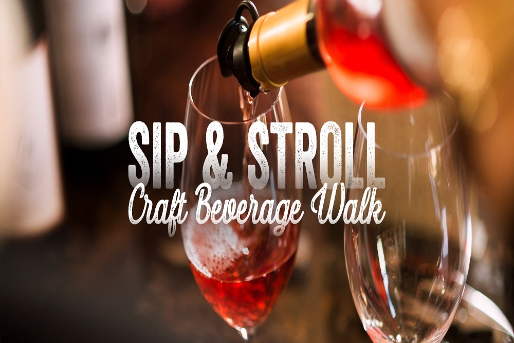 Sip & Stroll Wine Walk to be held April 30 Sip & Stroll Wine Walk to be held April 30