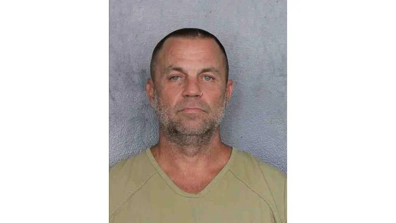 Rodney Reed listed in Broward County Main Jail booking records on July 31