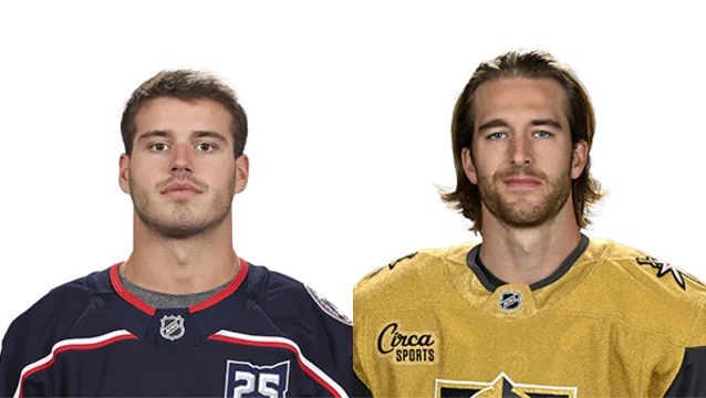 Cole Sillinger and Noah Hanifin - 