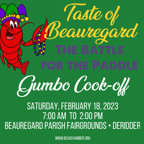 Taste of Beauregard~The Battle for the Paddle Cookoff