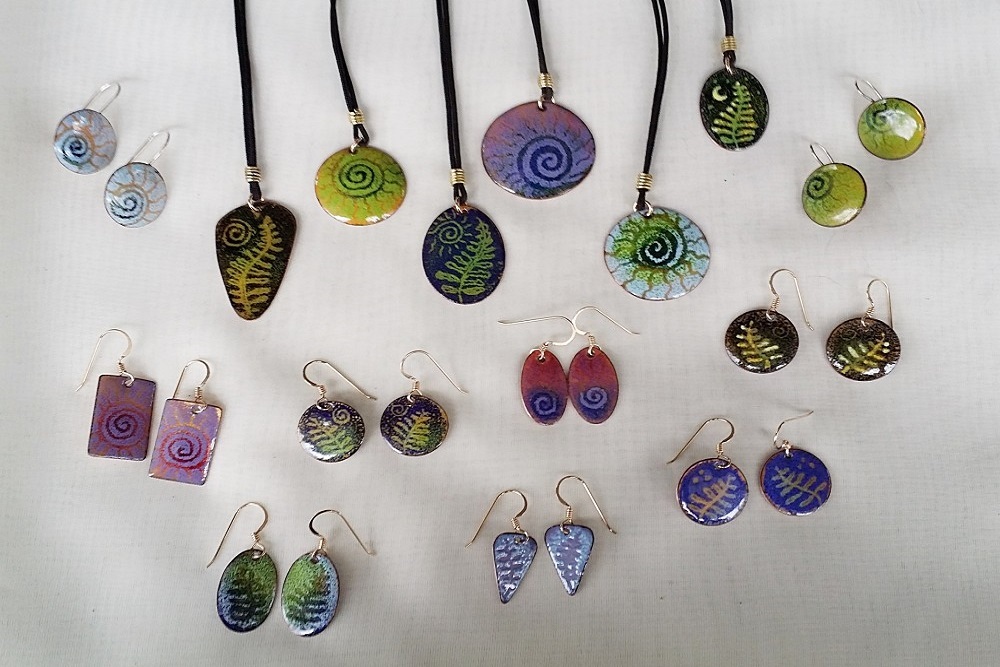 Torch Fired Enameling Jewelry Classes on Copper to be held May 21