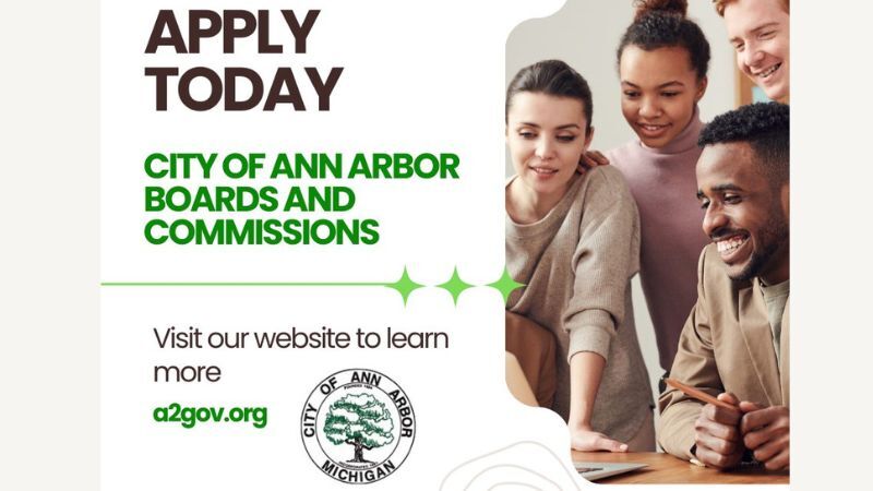 City of Ann Arbor announces Boards and Commissions Accepting Applications