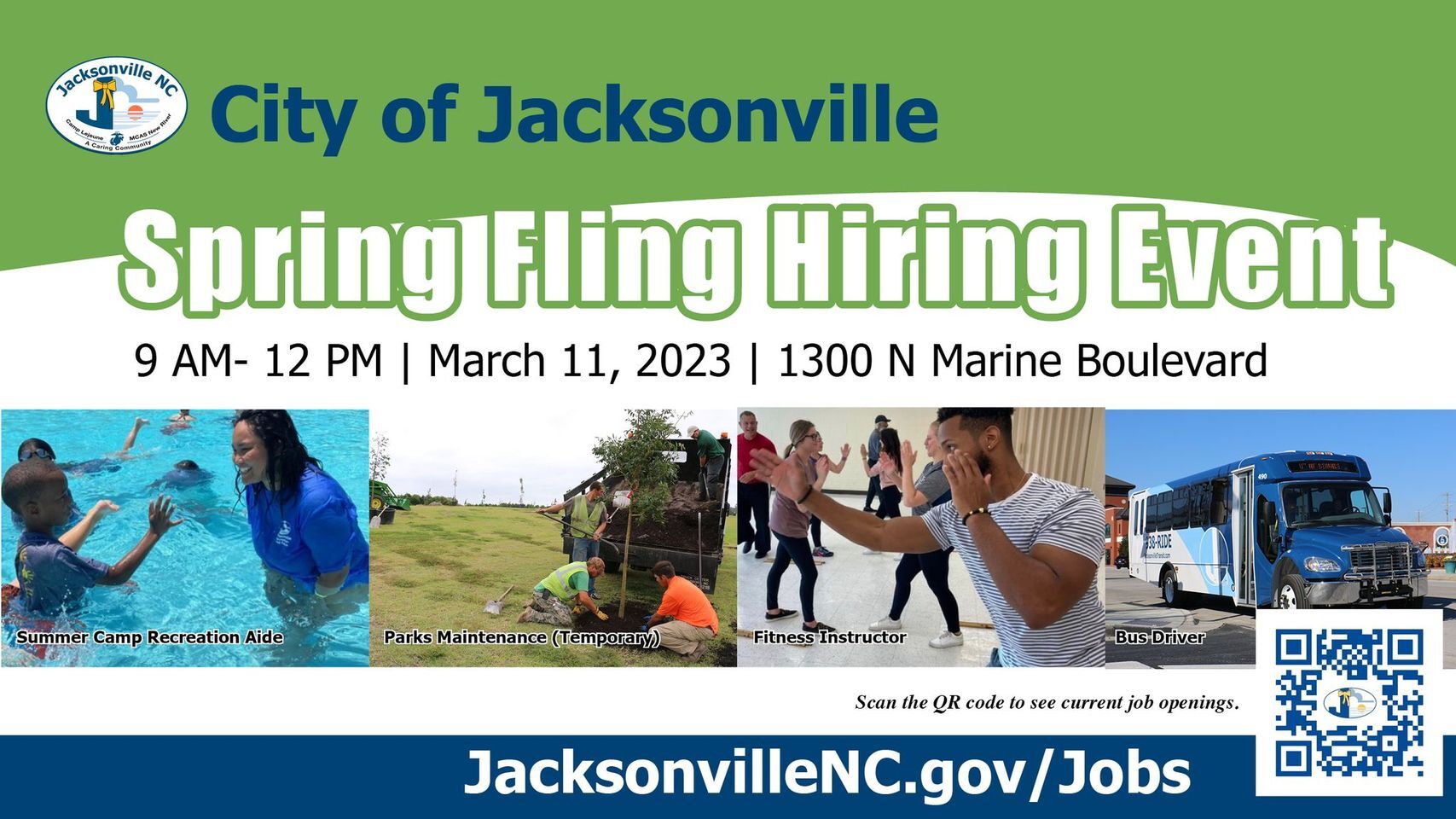 CITY OF JACKSONVILLE: Spring Hiring Event March 11