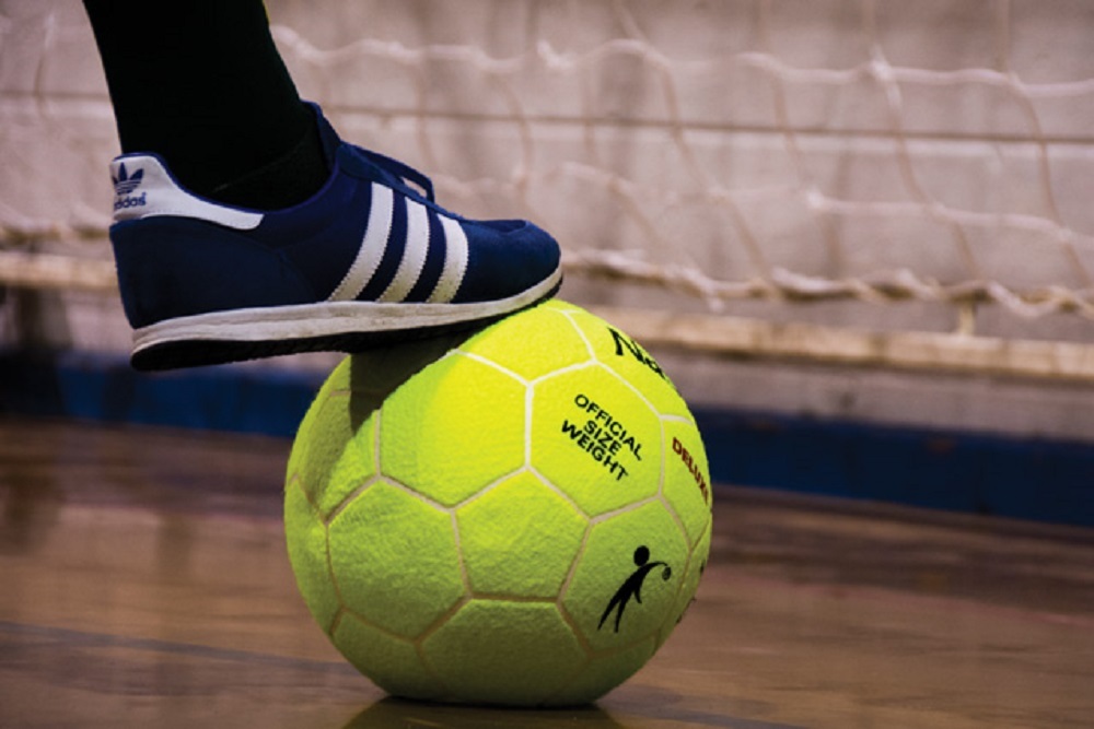 Winter indoor soccer league on January 16