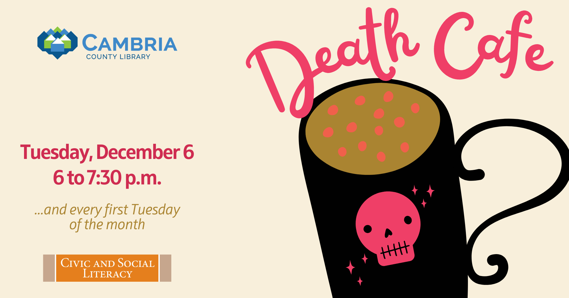 Death Cafe on January 3, 2023