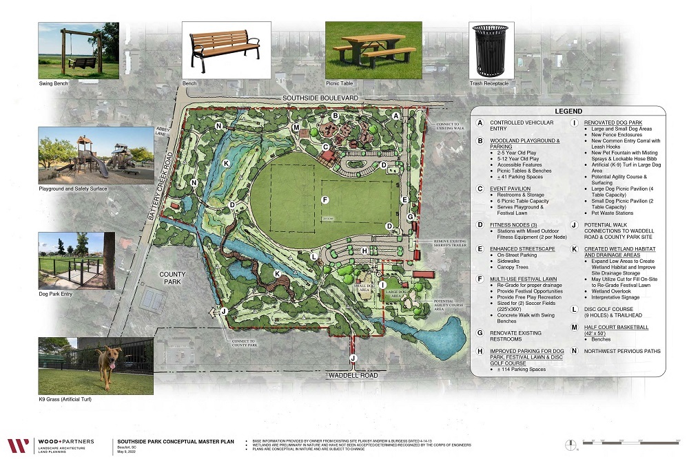 Southside Park improvements estimated to cost  million