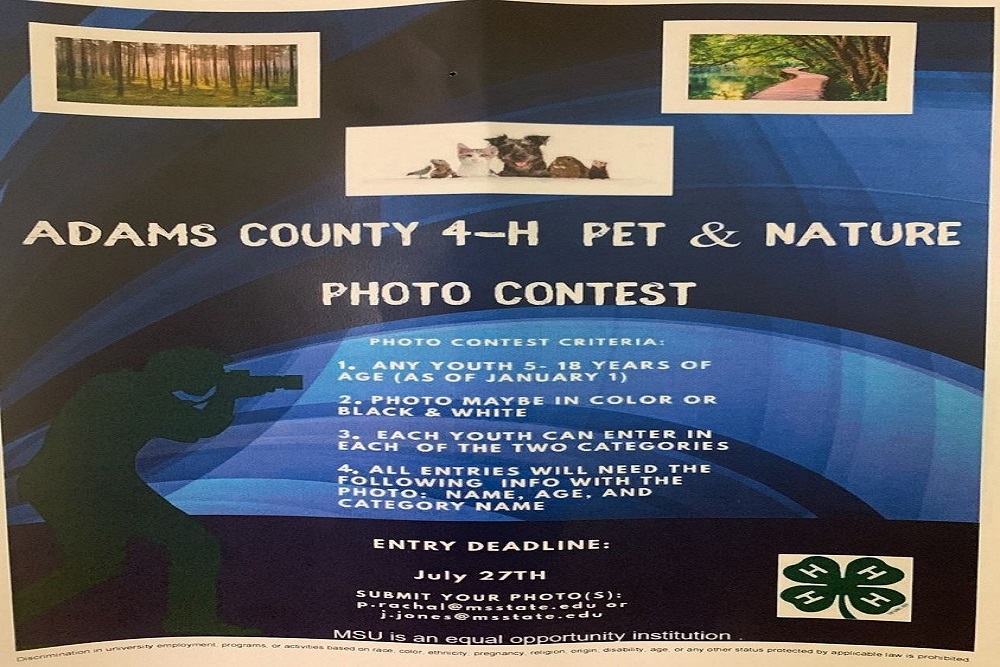 Adams County Extension Office – The Adams County 4-H Pet & Nature Photo Contest