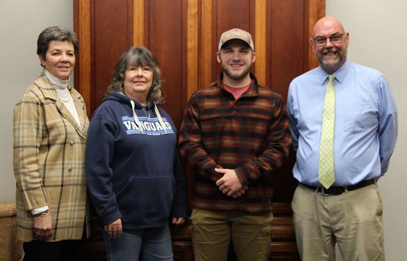 Isaac Pendergrass who has been awarded the Linda Jo Welch Memorial Endowment Scholarship