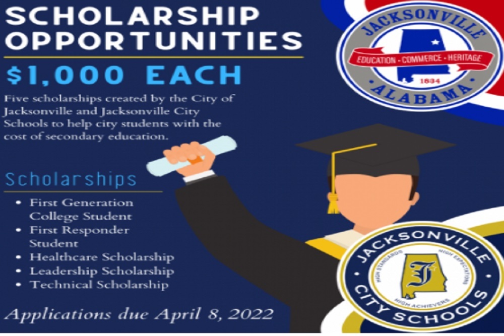 City of Jacksonville Scholarships Submission Deadline on April 8 City of Jacksonville Scholarships Submission Deadline on April 8