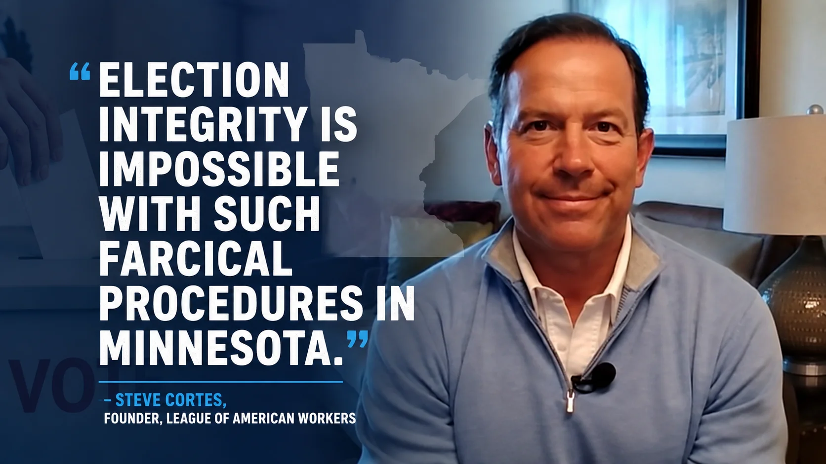 Steve Cortes: Minnesota ‘election integrity is impossible with such farcical procedures’ as ‘vouching’