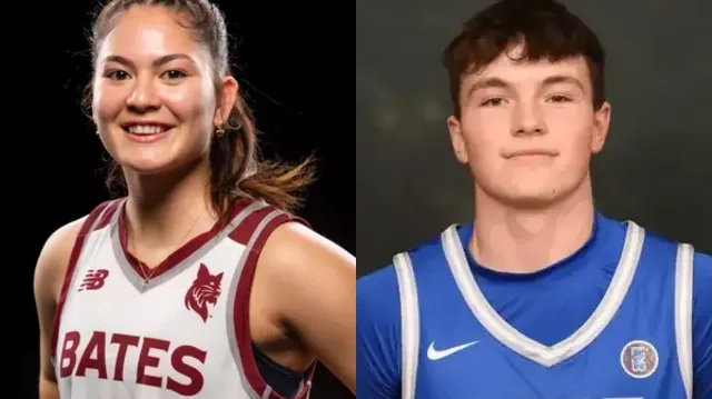 Which former Portland Maine News area high school standouts will be in action on Sunday, Feb. 9?