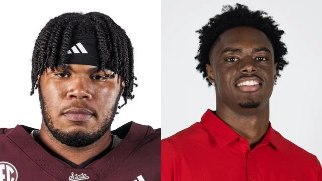 Who are the former high school athletes from Northeast Mississippi area competing during the week of Monday, Sept. 7?