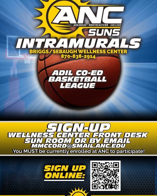 ARKANSAS NORTHEASTERN COLLEGE: ANC Intramural Basketball is back