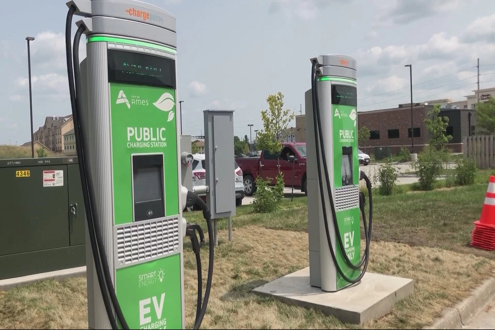 EV Charger Added in West Ames EV Charger Added in West Ames