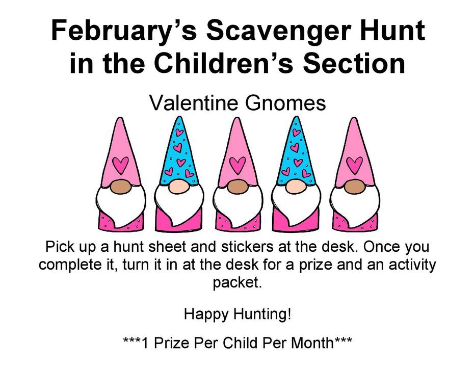 ANDREWS PUBLIC LIBRARY: February Highlights