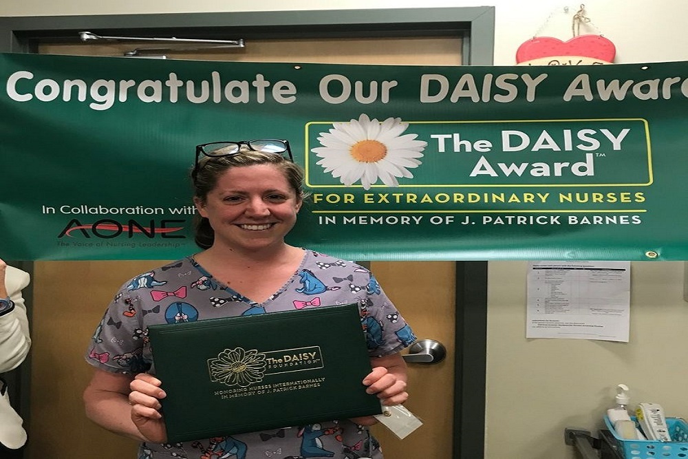Southern New Hampshire Health: Congratulations to Savannah Ritter, RN, of Partners in Pediatrics, for being the first DAISY Award