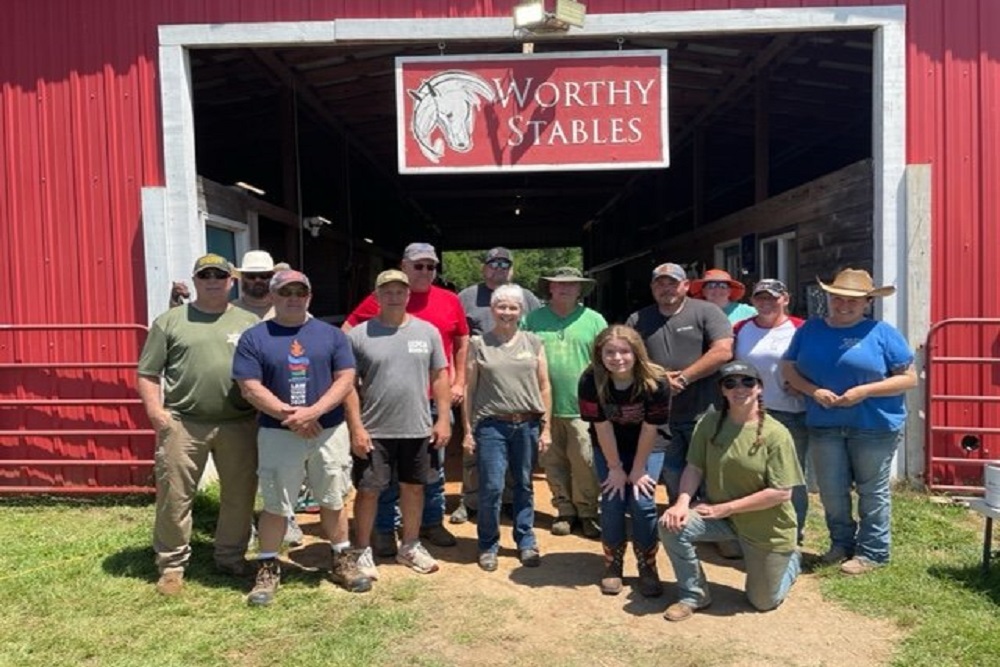 Forrest County Sheriff’s Office Worthy Stables Clean-up Day