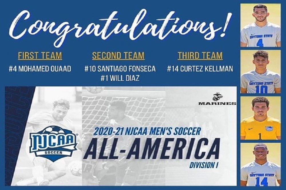 Men’s Soccer Lands Four Players on NJCAA All-American Team Men’s Soccer Lands Four Players on NJCAA All-American Team