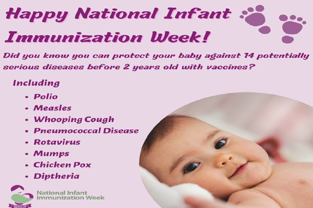 Clinton County Health Department – Happy National Infant Immunization Week