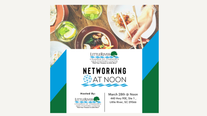 Networking at Noon at The Chamber! Networking at Noon at The Chamber!