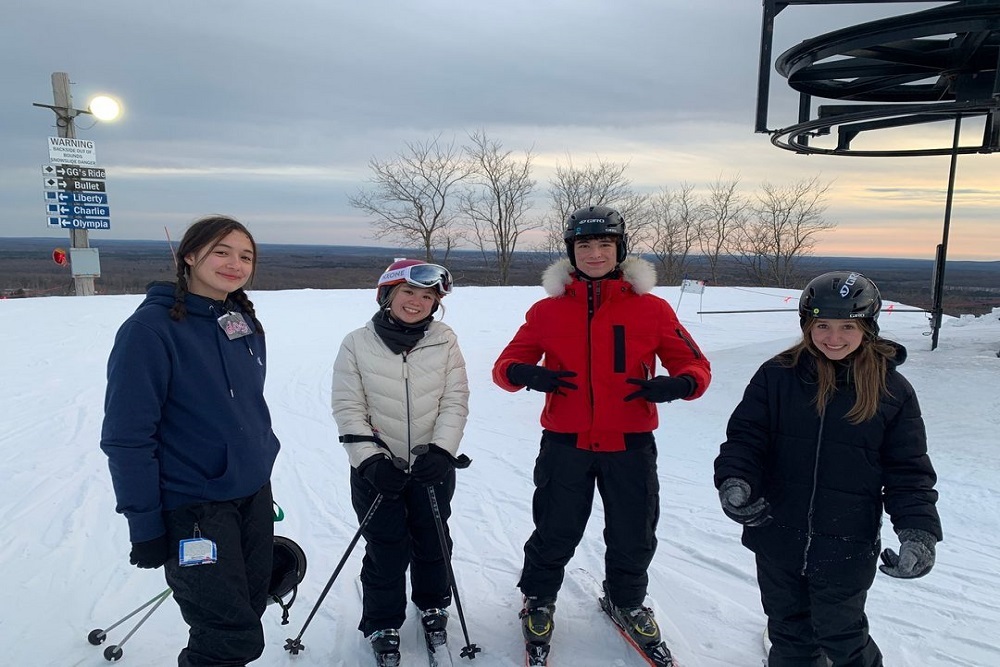 Holton Ski Club was able to take two trips to Caberfae Peaks