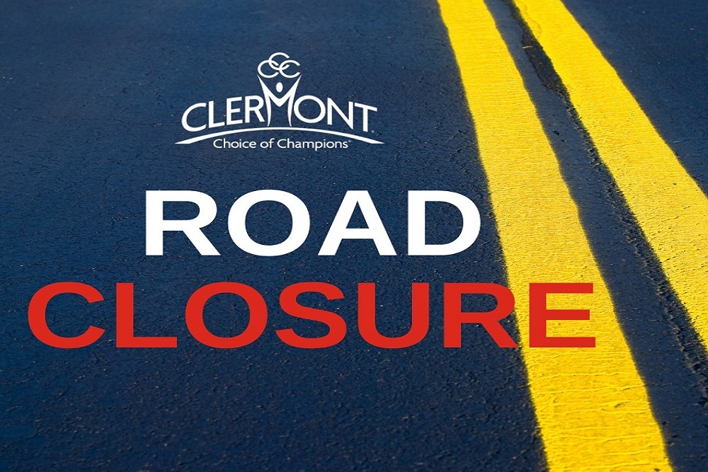 ROADCLOSURE: Please be aware of an upcoming road closure.