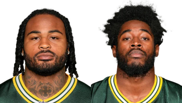 Keisean Nixon and Romeo Doubs Keisean Nixon and Romeo Doubs