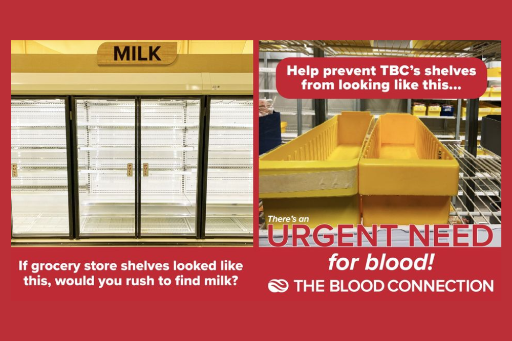 ONSLOW MEMORIAL HOSPITAL: Blood Connection Is Currently in Urgent Need of More Donations ONSLOW MEMORIAL HOSPITAL: Blood Connection Is Currently in Urgent Need of More Donations