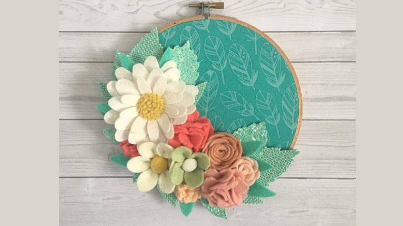 Iberia Parish Library hosts Felt Flower Display (Ages 18 & Older) on April 6, 2023