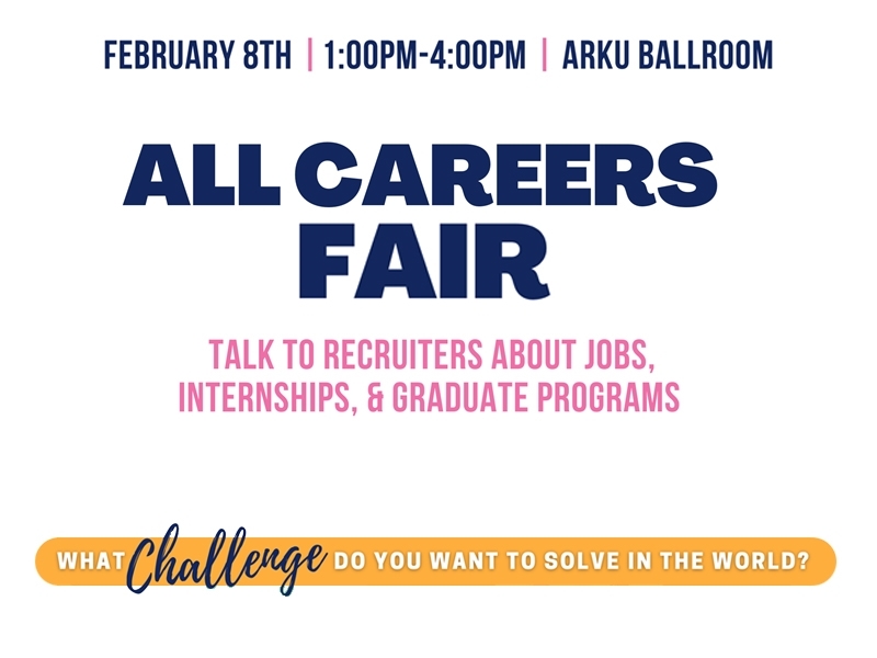Find Jobs and Internships at All Careers Fair Wednesday