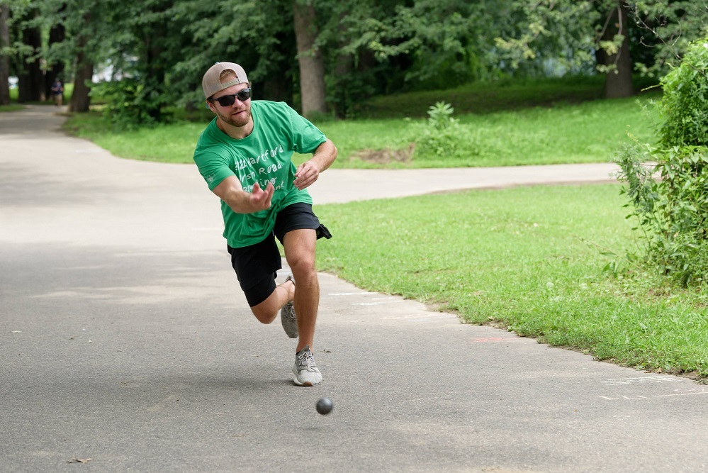 Irish Road Bowling on March 12