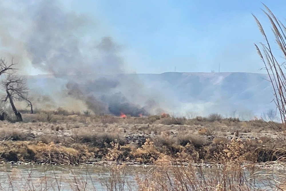 Active Bosque Fire Active Bosque Fire