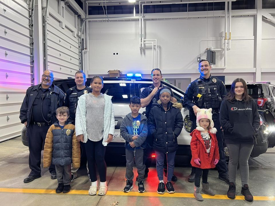 City of Fort Walton Beach Public Works and Police Department Visit Liza Jackson Preparatory School for Community Helper Day