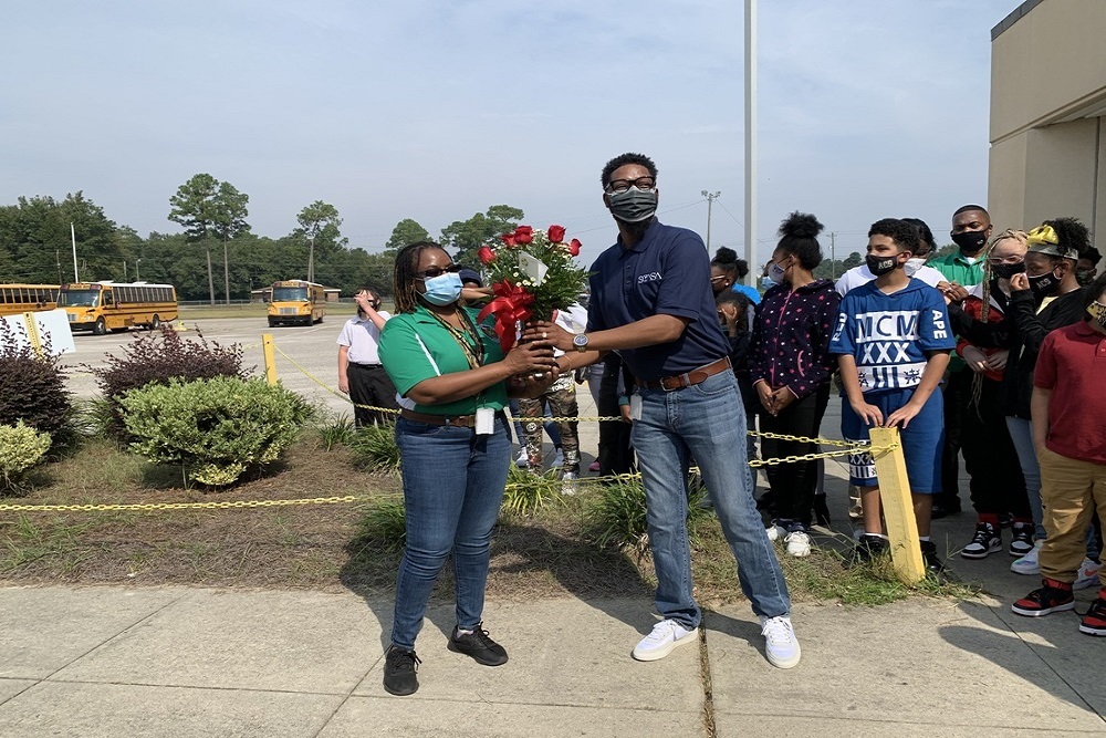 Allendale County Schools: Ms. Morgan of AFMS Receives Golden Apple Award Allendale County Schools: Ms. Morgan of AFMS Receives Golden Apple Award