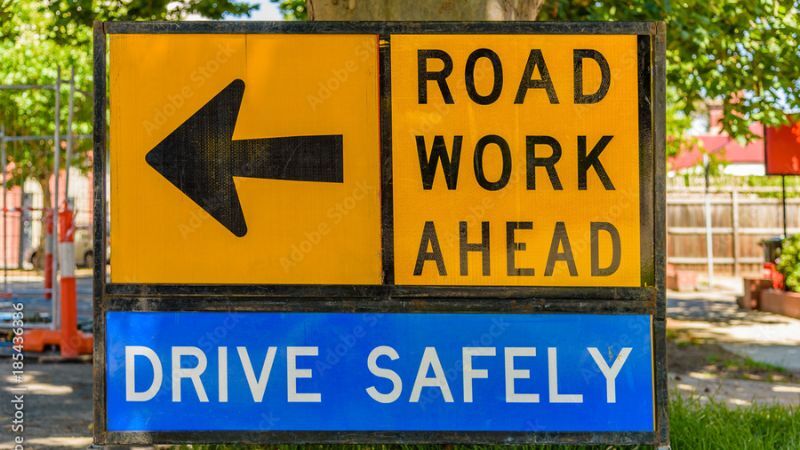 Road Work Ahead Road Work Ahead