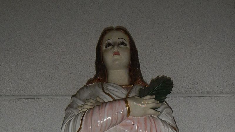 Statue of St. Maria Goretti, Santa Maria Goretti Parish Church, Manila