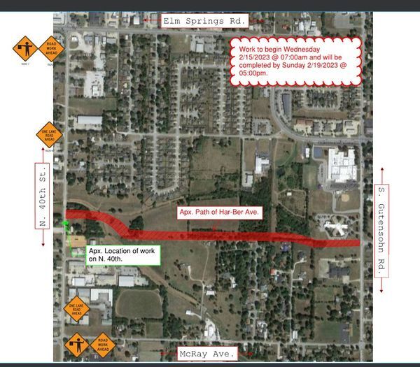 Notice Of Road Construction