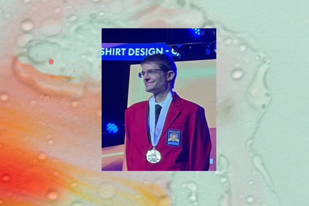 ALAMANCE COMMUNITY COLLEGE: Andrew Wassil Win the First Place in T-Shirt Design