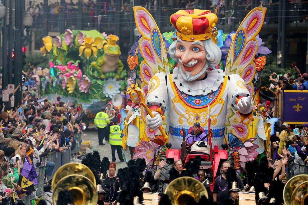 Mardi Gras parade on Feb. 21
