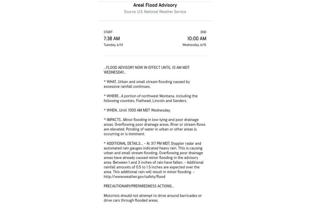 Lincoln County Sheriff’s Office: Areal Food Advisory Lincoln County Sheriff’s Office: Areal Food Advisory