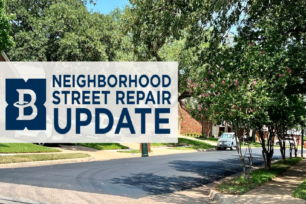 Neighborhood Street Repair Update Neighborhood Street Repair Update