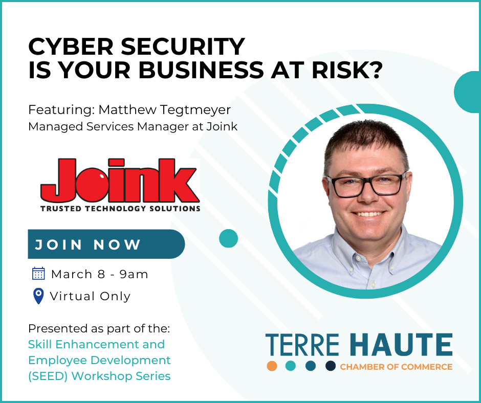 (SEED) Workshop Series – Cyber Security – Is Your Business At Risk? on March 8 (SEED) Workshop Series – Cyber Security – Is Your Business At Risk? on March 8