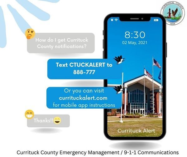 COUNTY OF CURRITUCK: How To Receive Alert Notifications