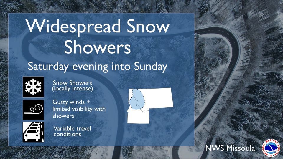US National Weather Service: Widespread Snow Showers