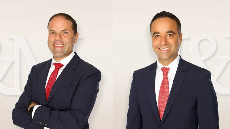 Managing Partners of Jacoby & Meyers Michael Akiva (left) and Jubin Niamehr (right)