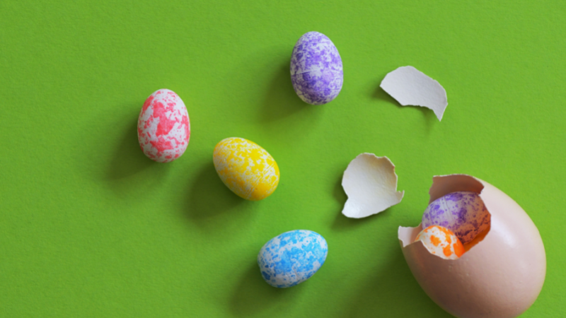 Easter Egg Rock Painting Craft for Kids on April 1
